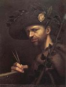 Giovanni Paolo Lomazzo Self-Portrait as Abbot of the Accademiglia oil painting